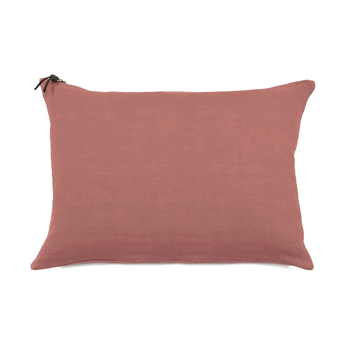 L'ESSENTIEL - L'ESSENTIEL - Coussin Lin pur lavé Rose foncé 50x70