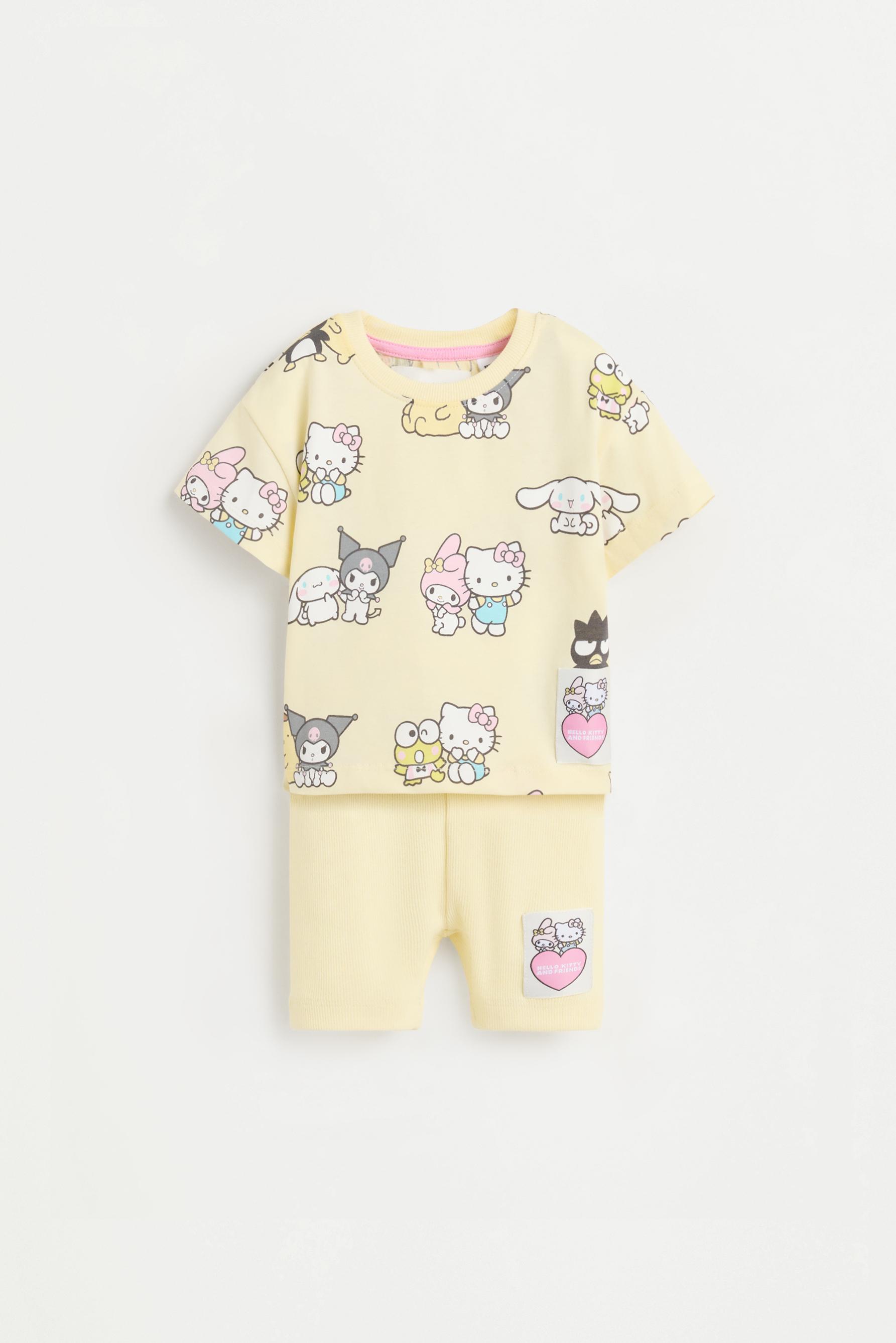 Pijama corto canalé Hello Kitty ©SANRIO