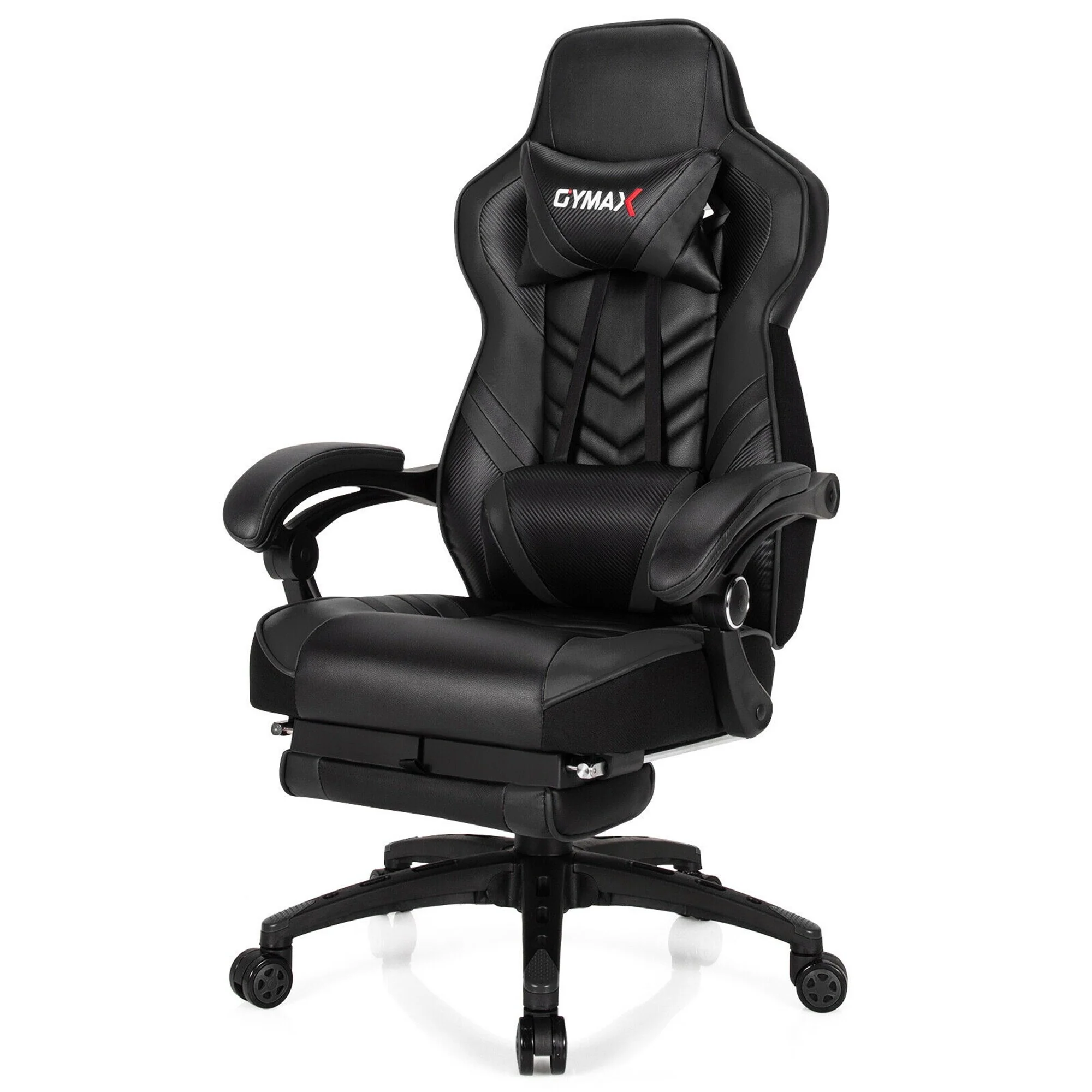 Gymax Office Computer Desk Chair Gaming Chair Adjustable Swivel - See Details