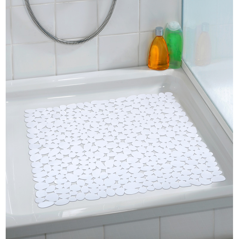 Tapis de douche Paradise blanc 54 x 54 cm WENKO