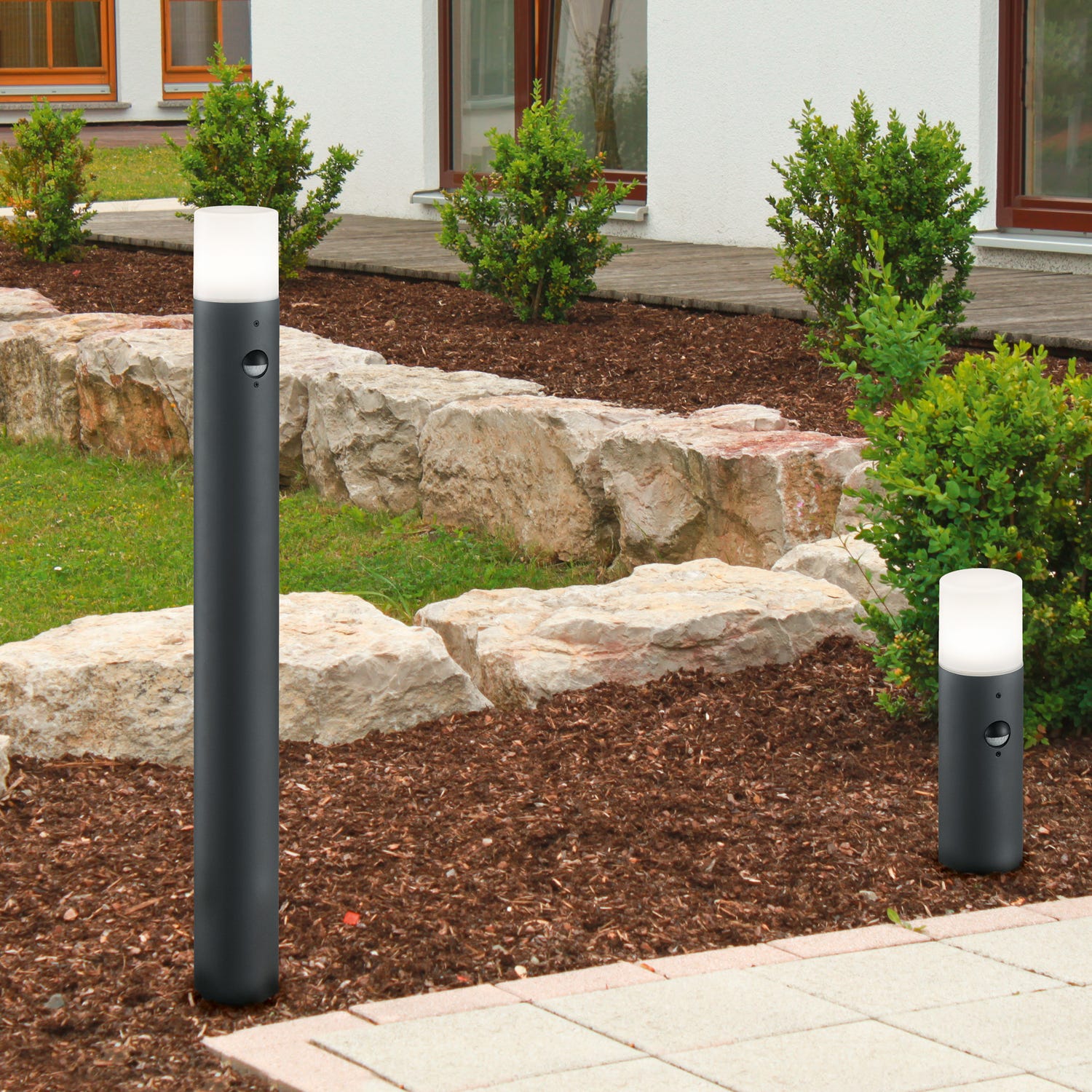 Palo luminoso con sensore 80 cm Hoosic Trio
