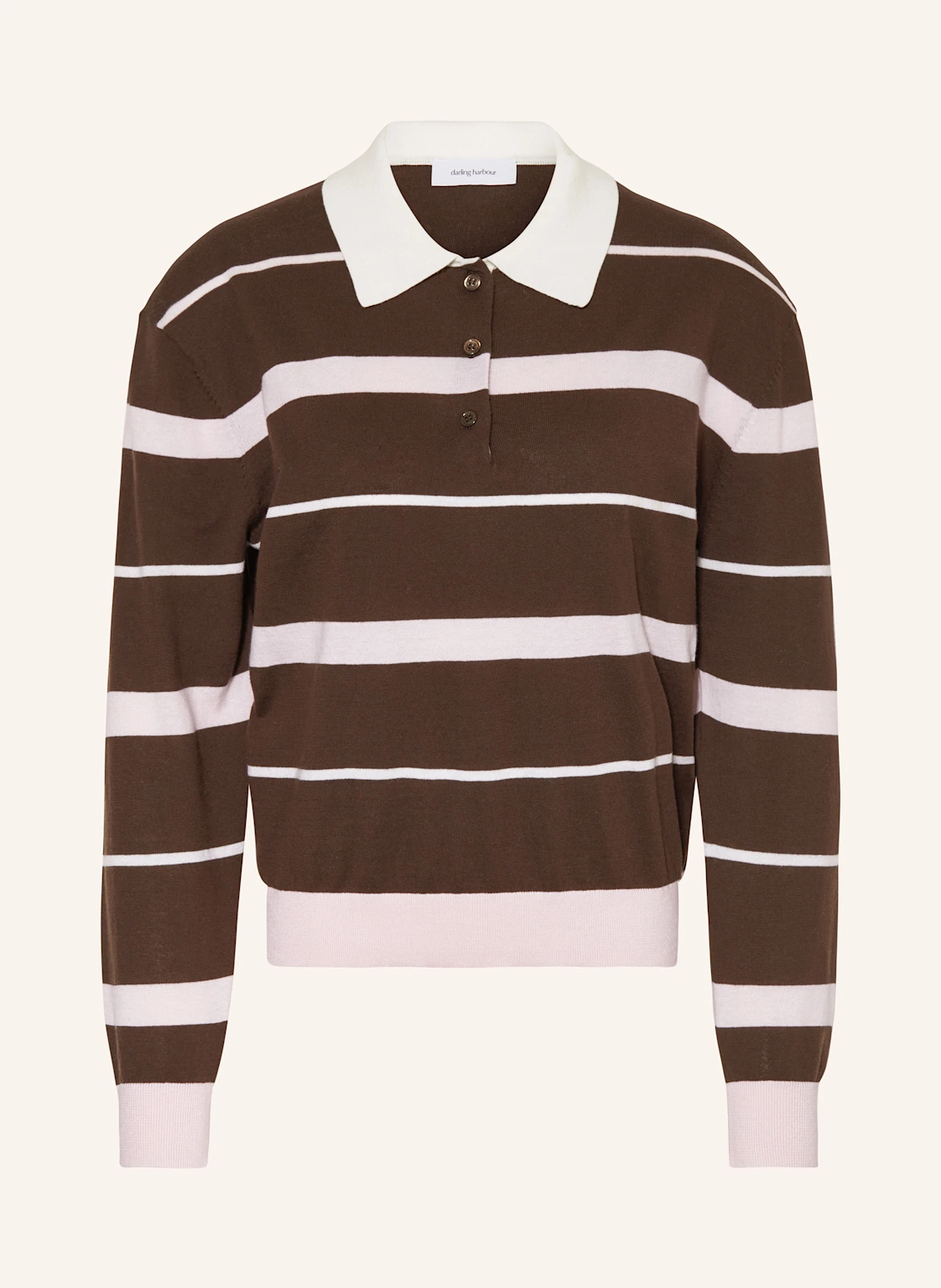 darling harbour Strick-Poloshirt