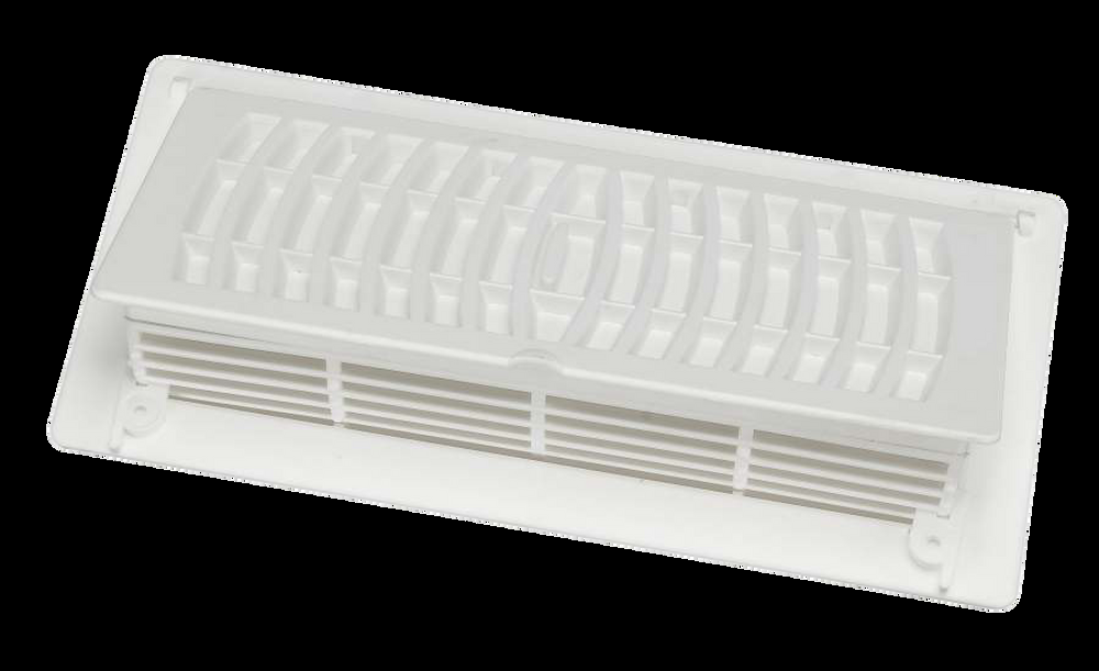 Imperial Louvered Plastic Pop-Up Register, White, Assorted Sizes
