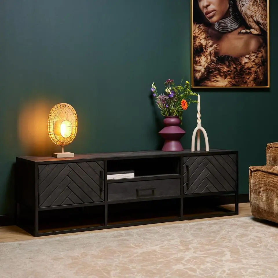 StarFurn - Tv meubel New York - 165 cm - zwart