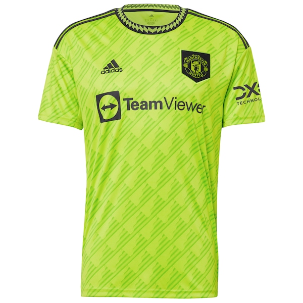 Harry Maguire Manchester United adidas 2022/23 Third Replica Player Jersey - Neon Green