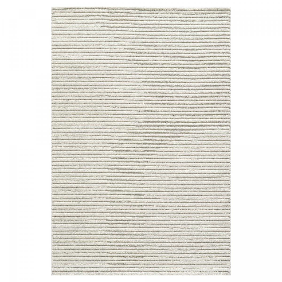 CERLI - Tapis salon ecru 140x200