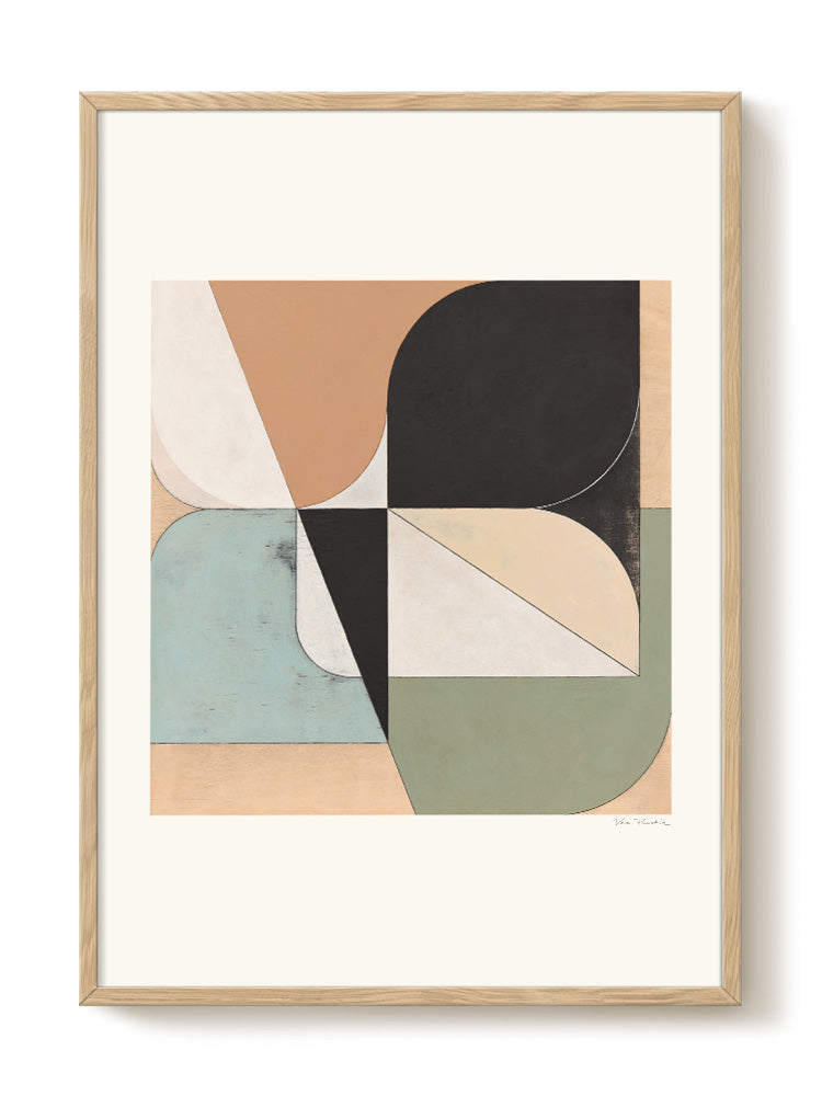 Vera Pawelzik - Composition on Wood - PSTR studio Kunst Poster