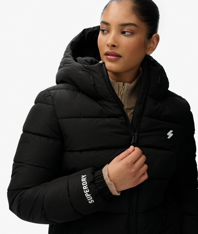 Hooded Spirit Sports Puffer Jacket