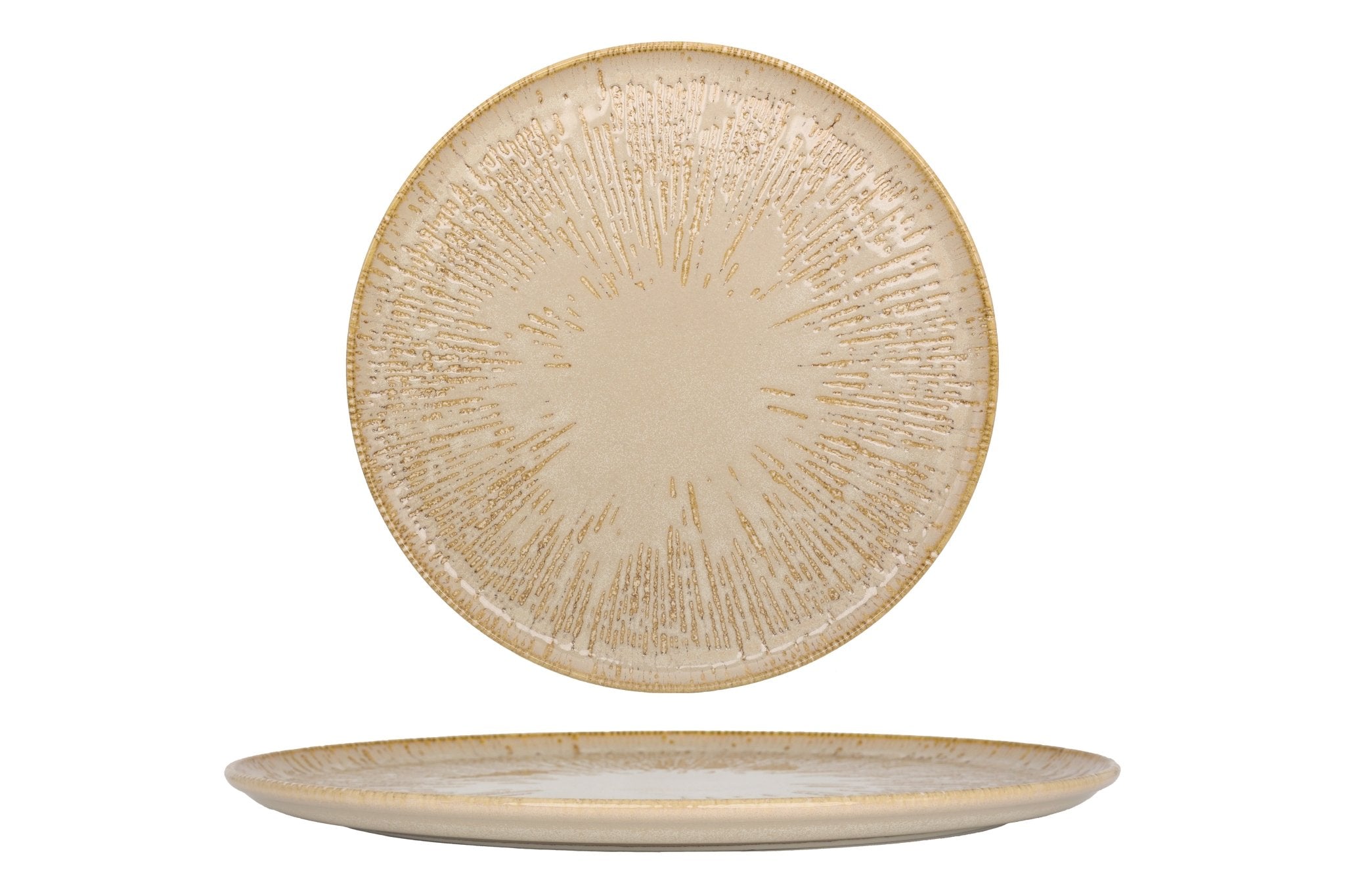 Bonna Pizzabord - Sand Snell - Porselein - 32 cm - set van 2