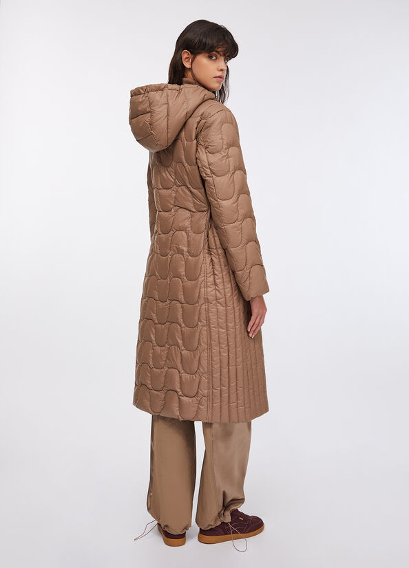 Cappotto in nylon trapuntato