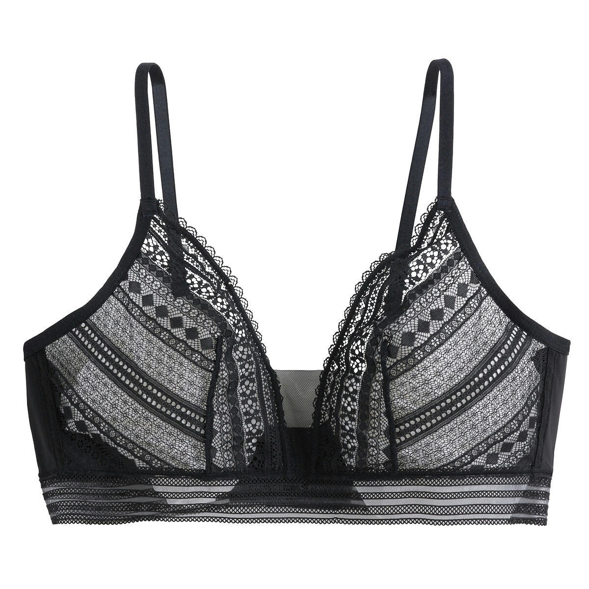 Soutien-gorge sans armatures en dentelle Nayea