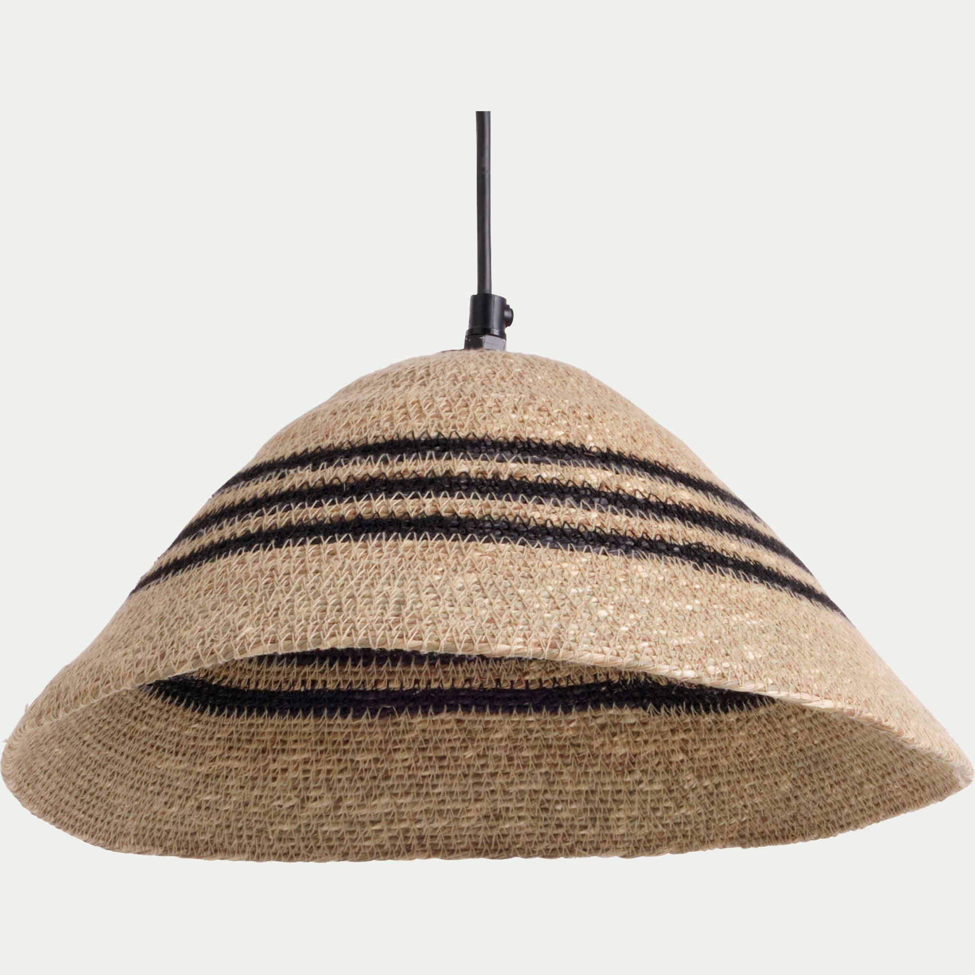 GIENS - Suspension électrifiée en jonc de mer D32cm - naturel