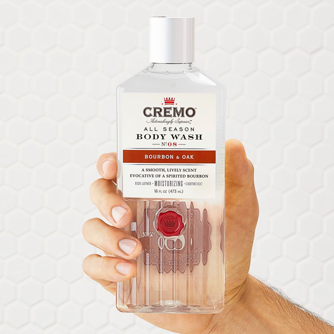 Cremo Bourbon & Oak Body Wash Shower Gel - 473ml