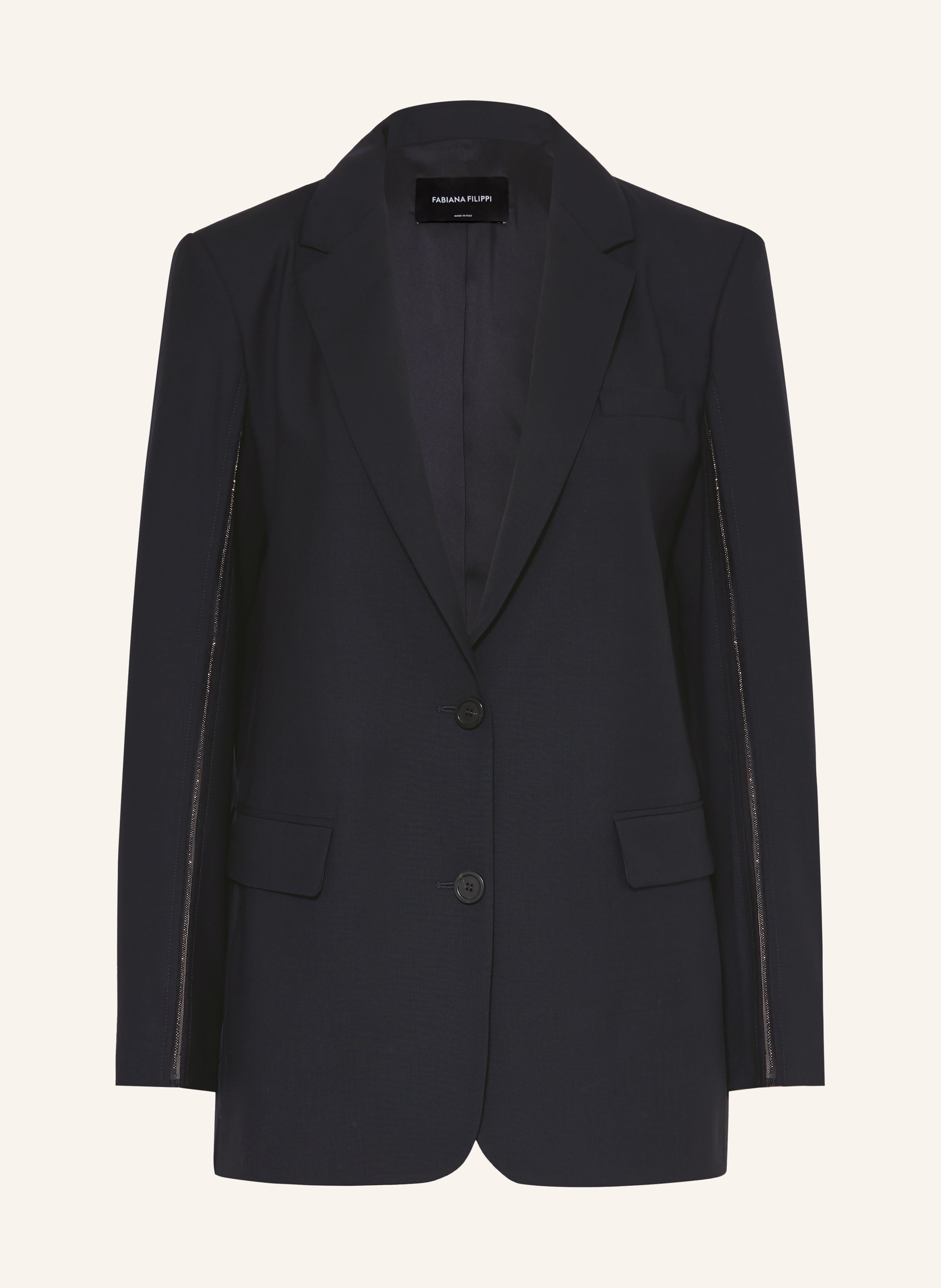 FABIANA FILIPPI Blazer mit Schmucksteinen