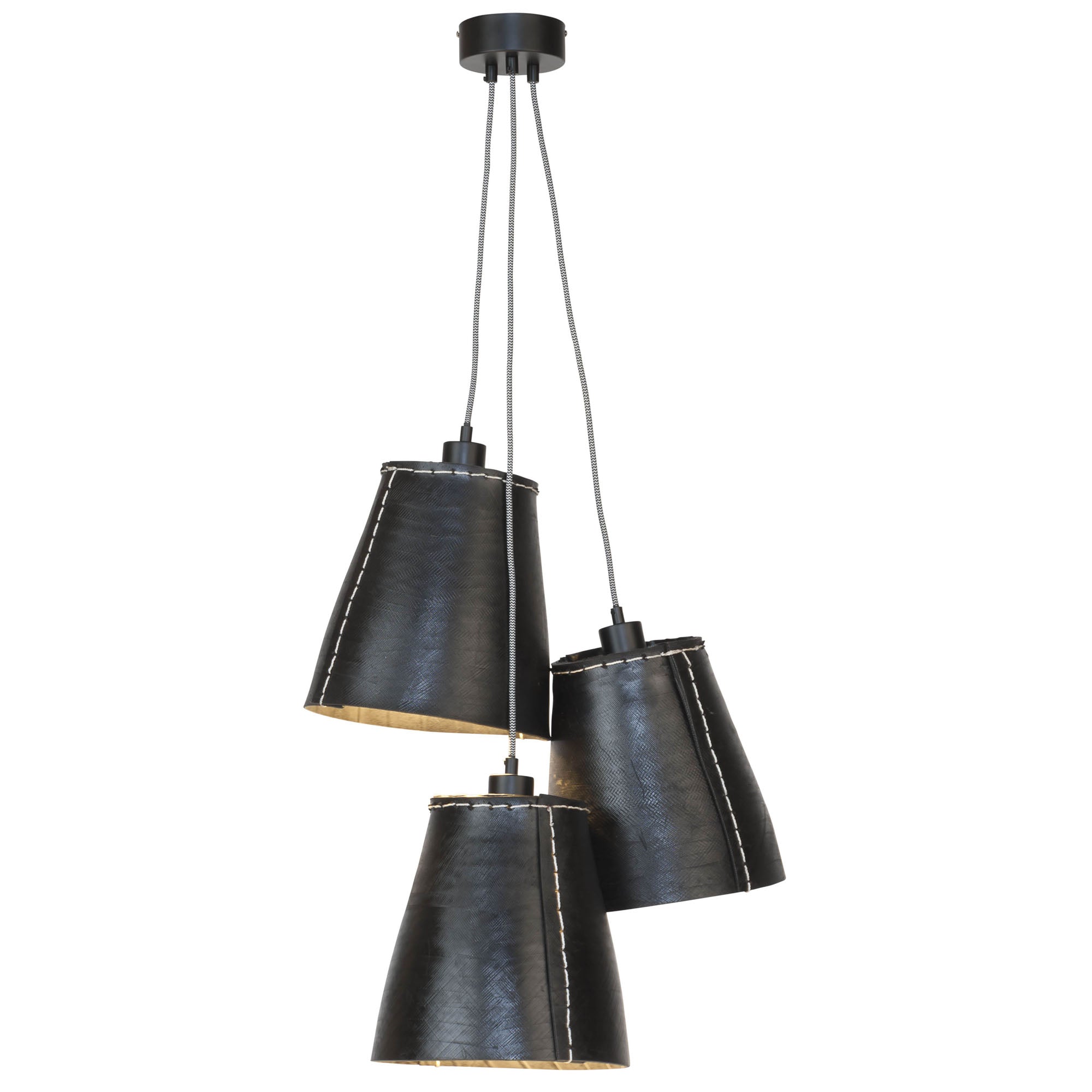 GOOD&MOJO hanglamp Amazon - zwart - 50x50x60cm