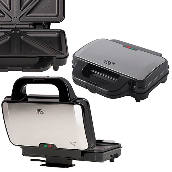 Grill, machine à sandwich Adler 3043, Taille USA XXL