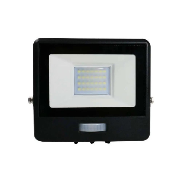 Naświetlacz halogen 5191S z czujnikiem czarny LED 10W 725lm RGB IP65 V-TAC