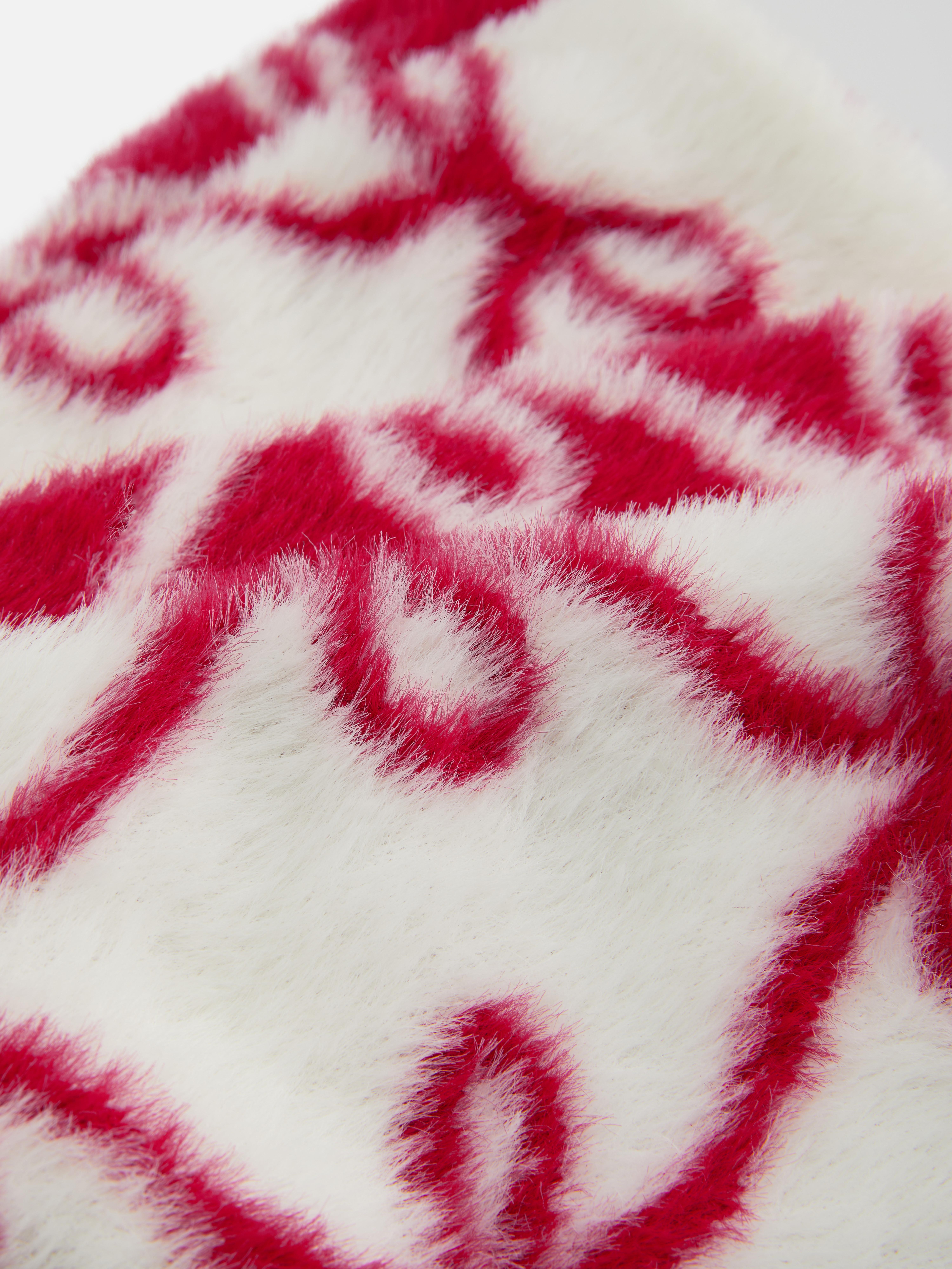 2pk Fluffy Bow Socks