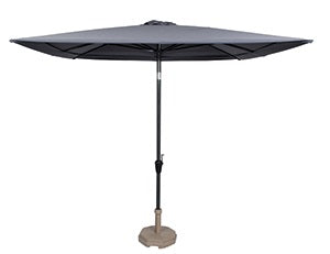 Lesli Living push-up parasol Libra - grijs - 250x250cm
