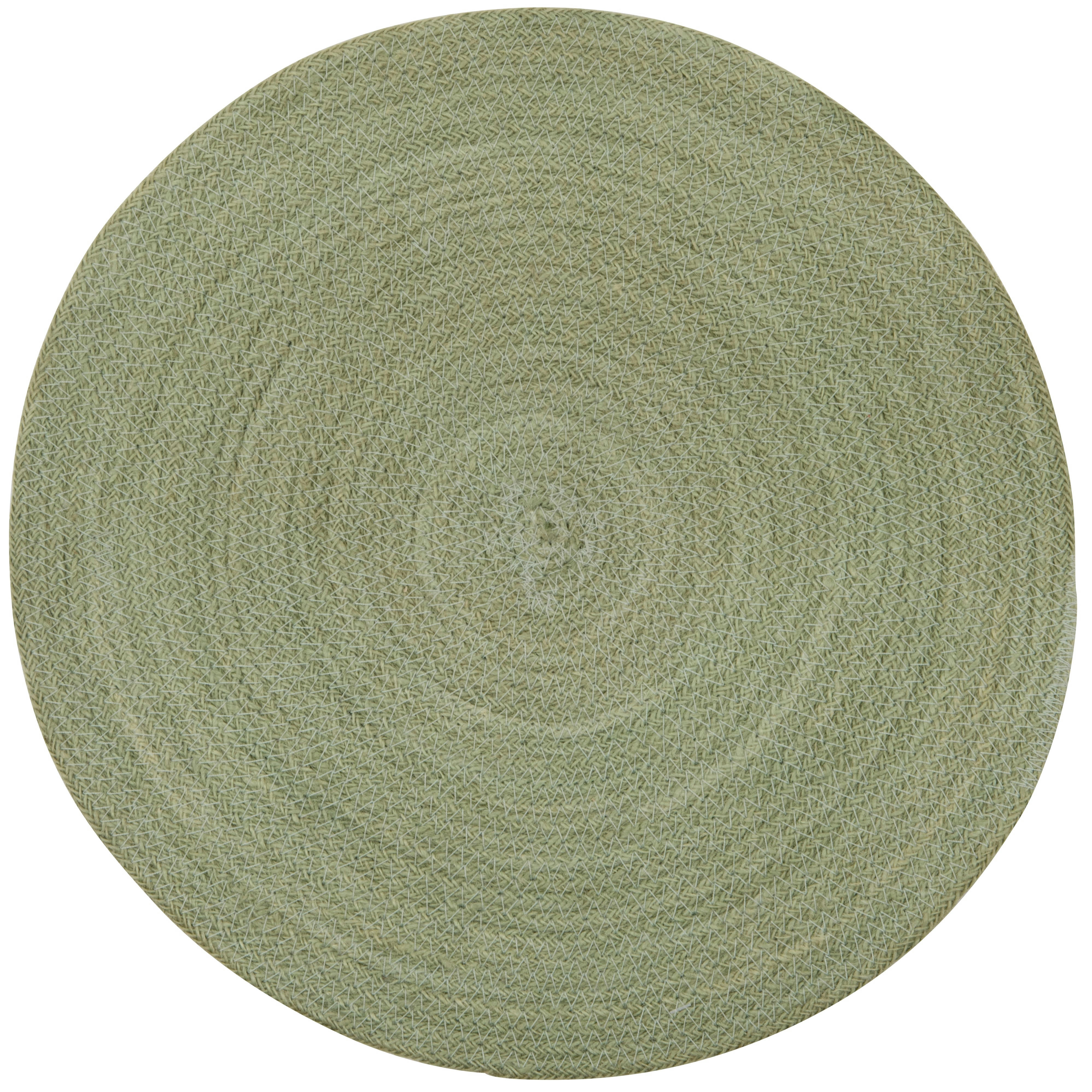 - Set de table rond en jute vert D38