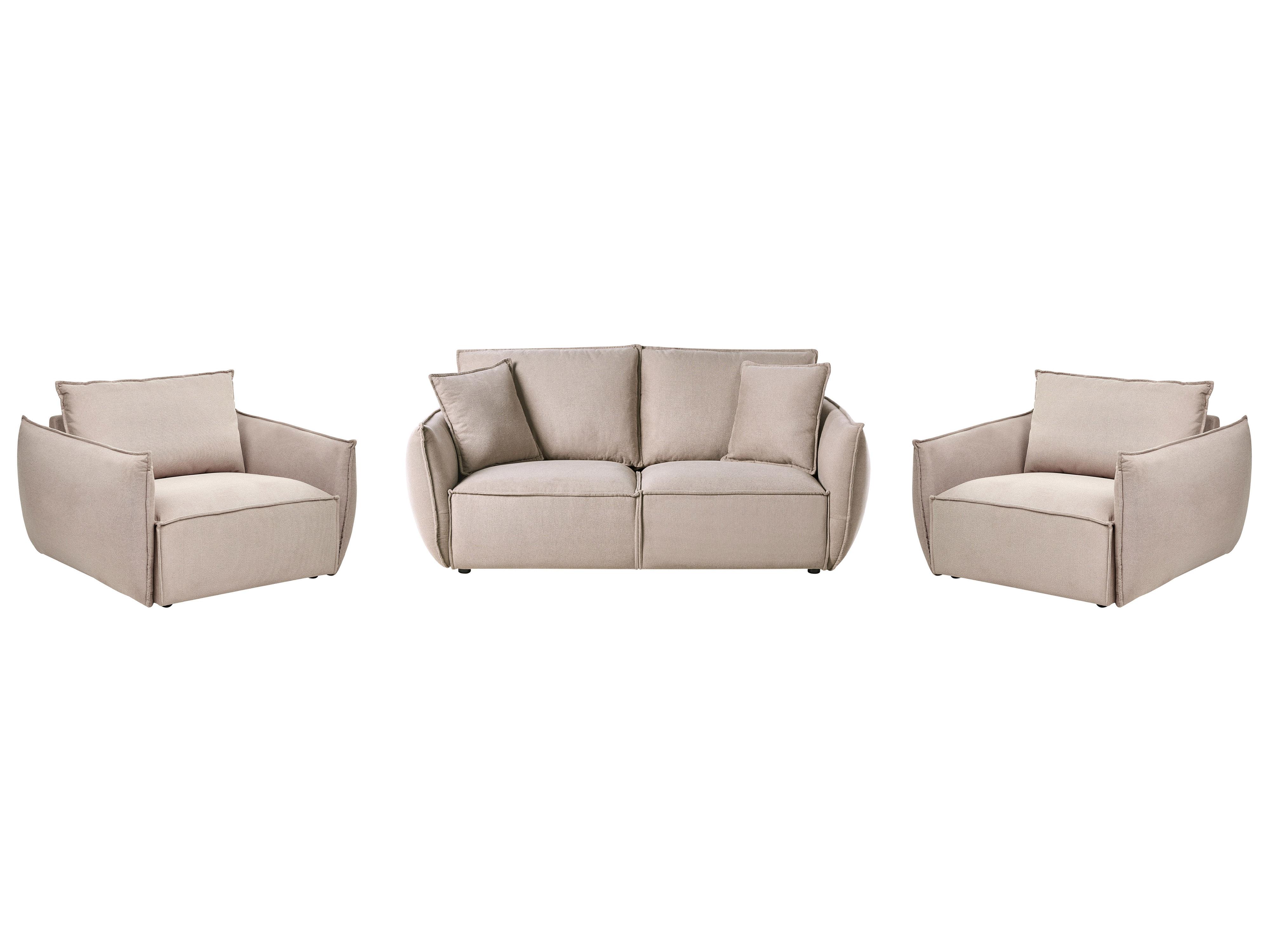 Armchair KUNES Fabric Taupe