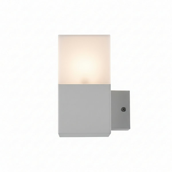 Applique extérieure murale E27 blanc 20 W IP44 Lumihome Figo