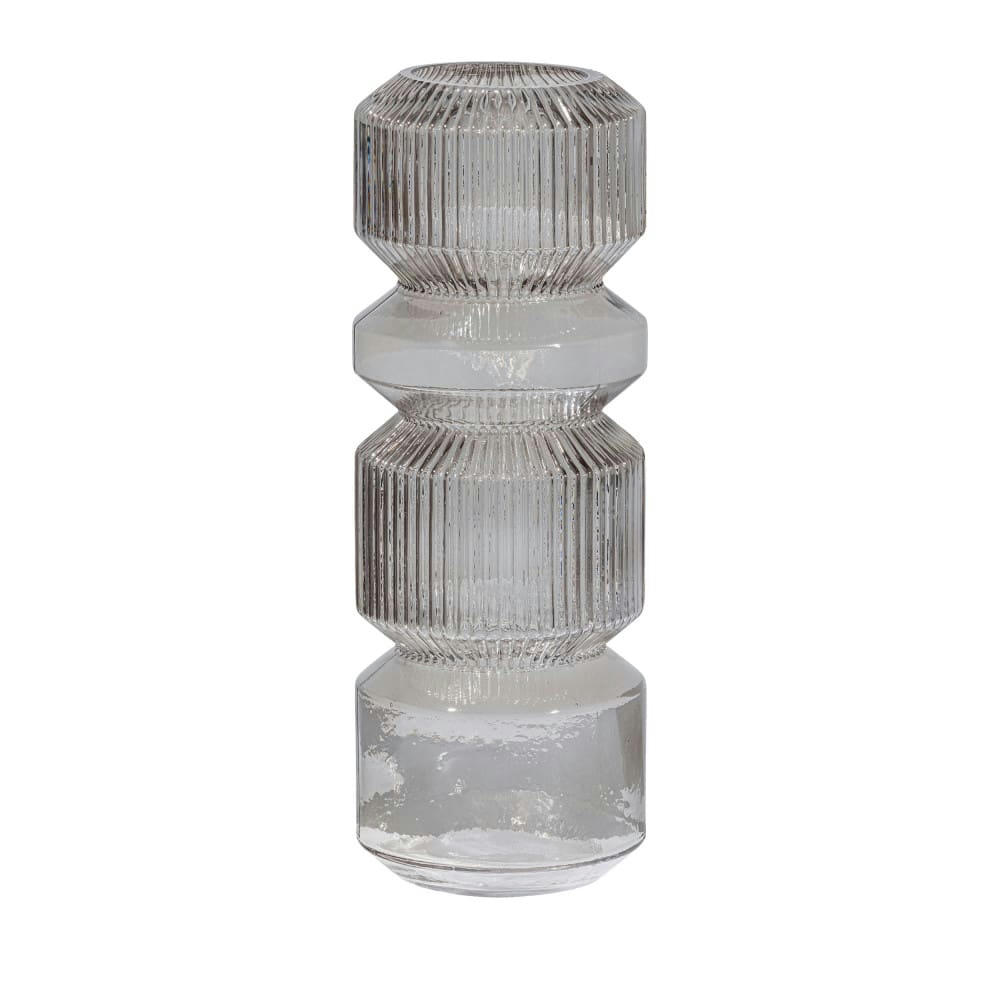 LYLE - Vase en verre H35xD13cm gris