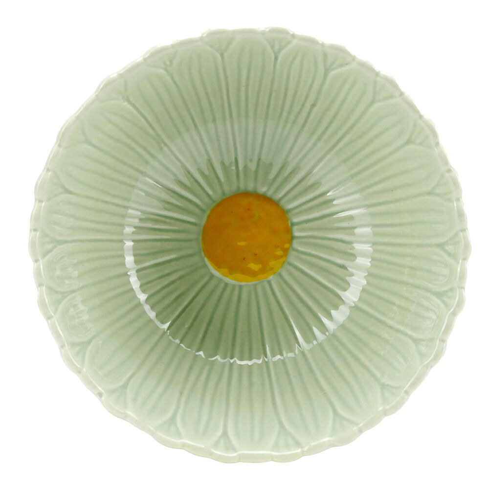 Coupelle bol en dolomite forme fleur Ø13xH6cm (3 modèles)