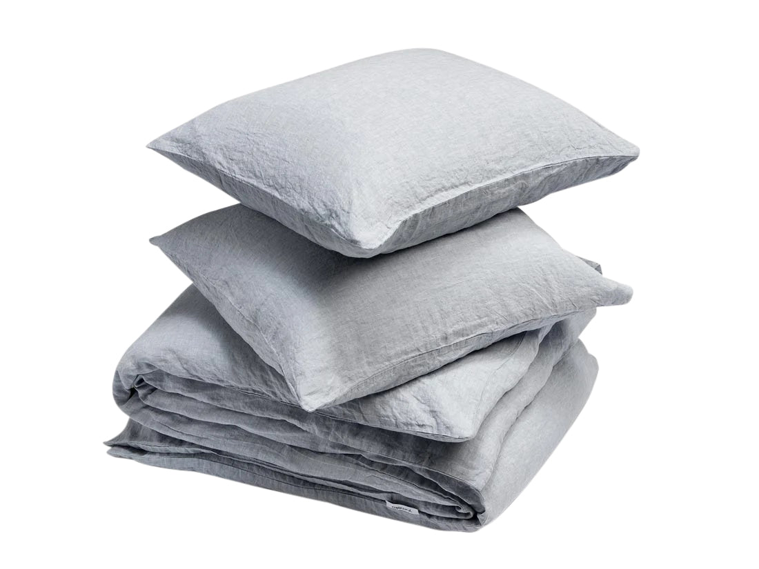 Yumeko dekbedovertrek gewassen linnen blue chambray 240x220   2/60x70