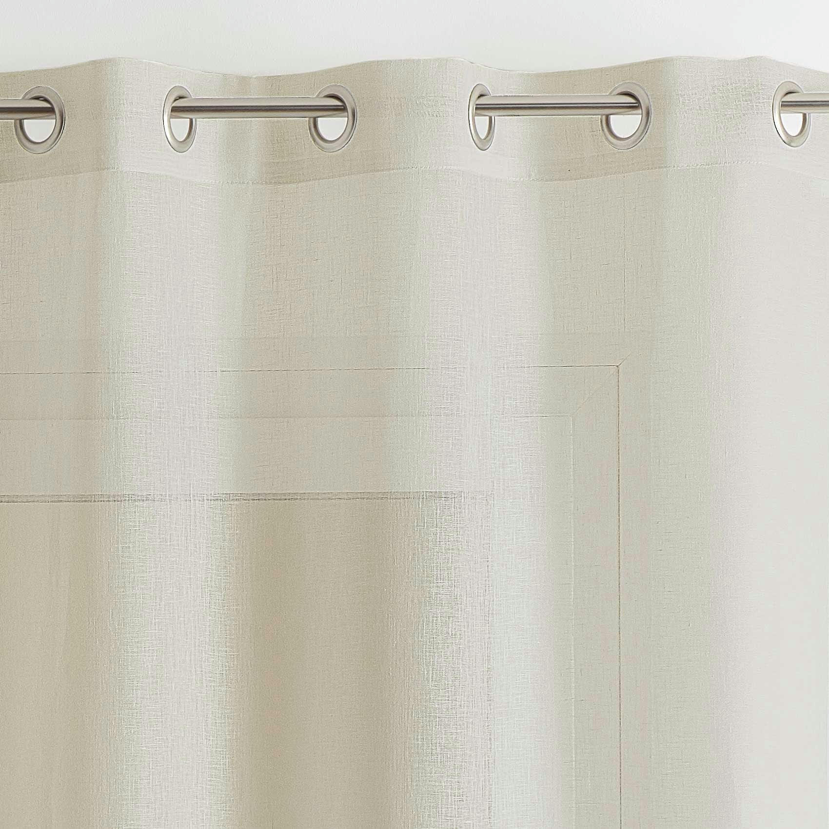 - Voilage 100% lin 140x260 cm