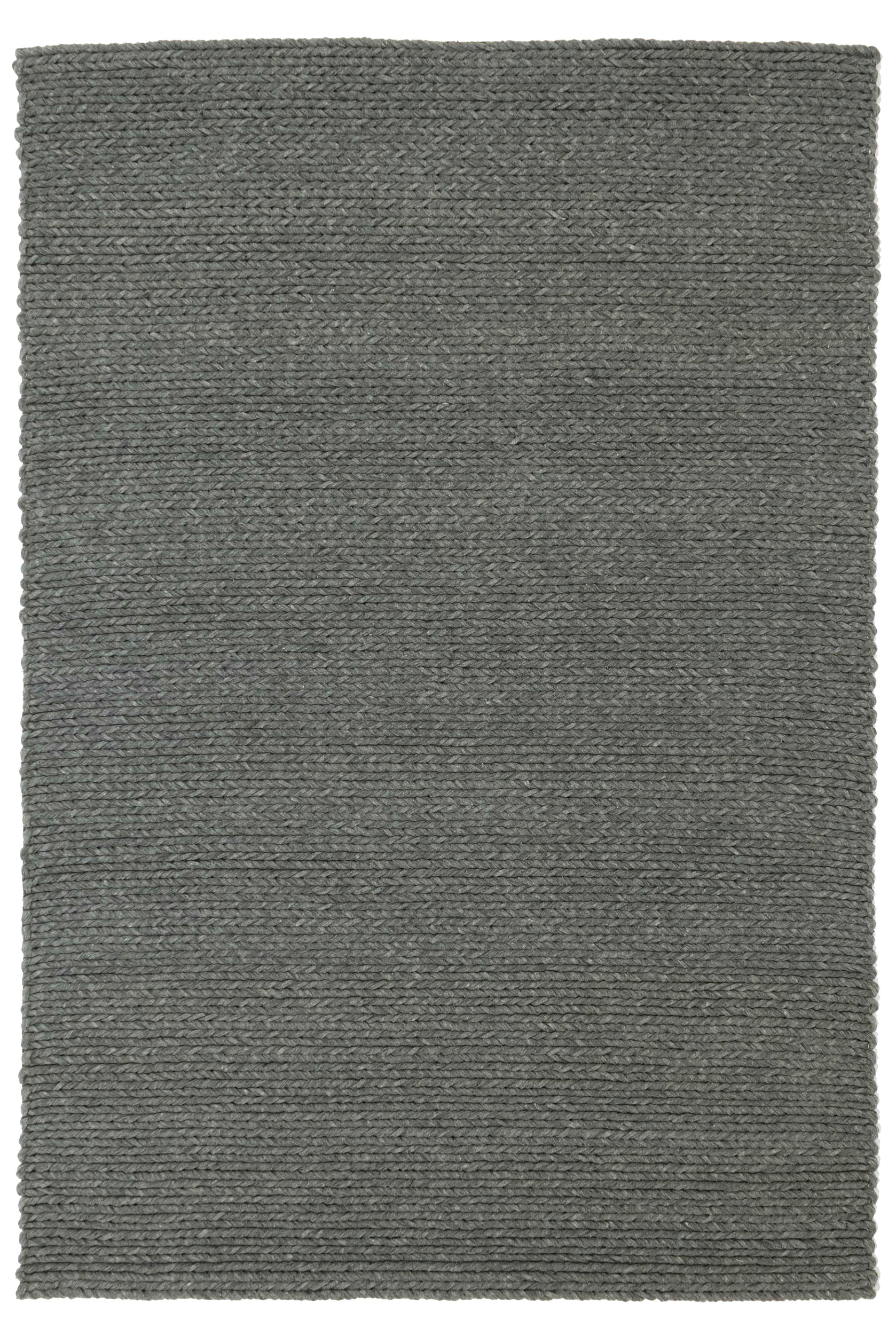 Rebellenclub Vloerkleed Kabel Antraciet - grijs - 160 x 230 cm