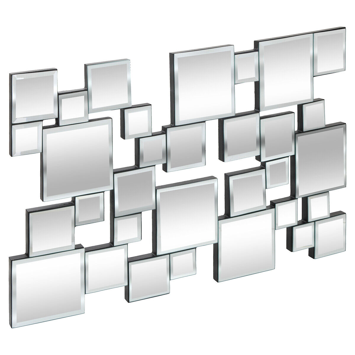 Espelho decorativo JANDIRA prateado 60x38cm