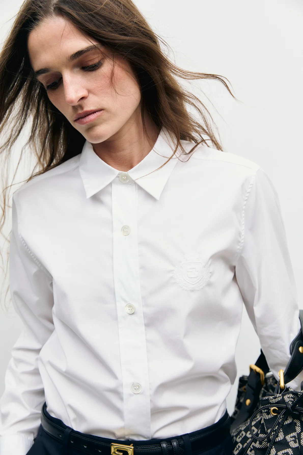 Chemise en popeline à blason - LUMA