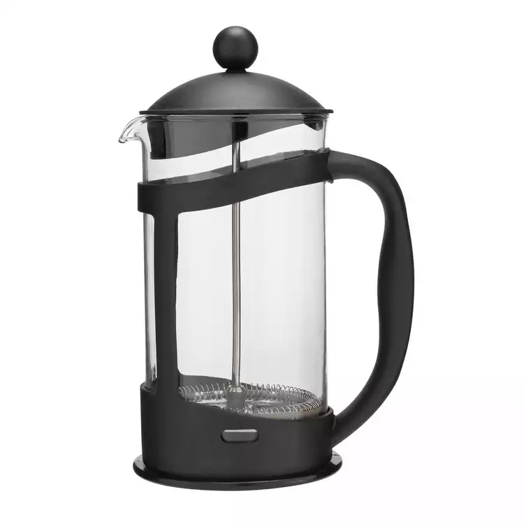 Habitat 8 Cup Plastic 1000ml Cafetiere - Black