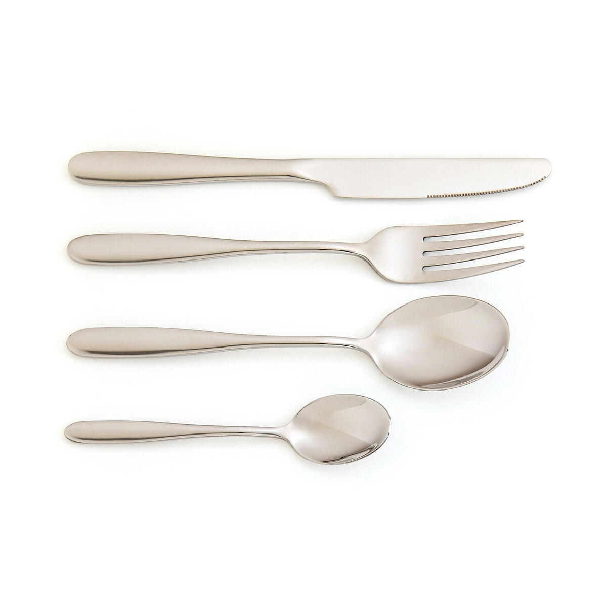 Lot de 4 cuillères à soupe, Ebano