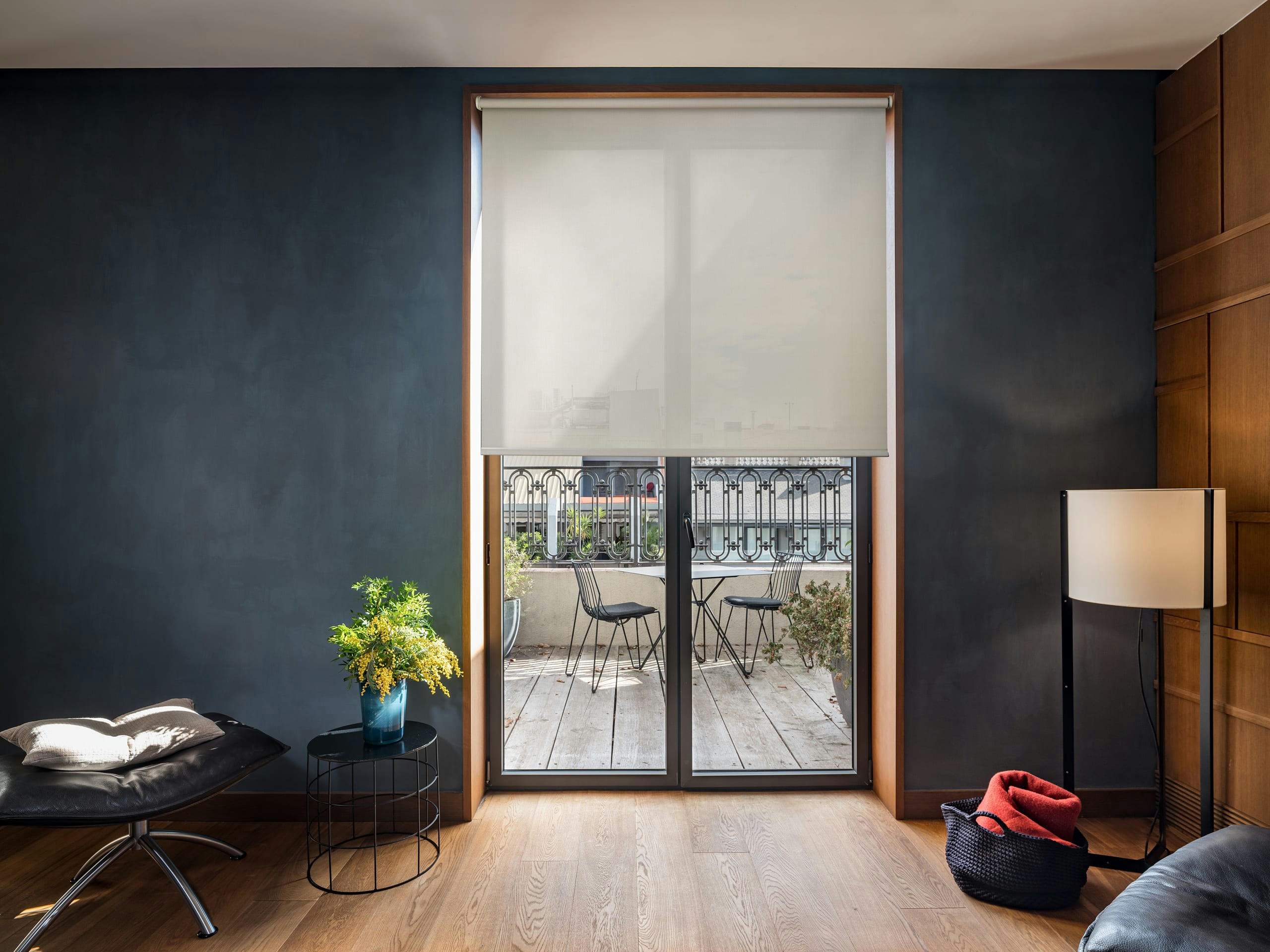 SCREEN - Store enrouleur gris 105 x 250 cm