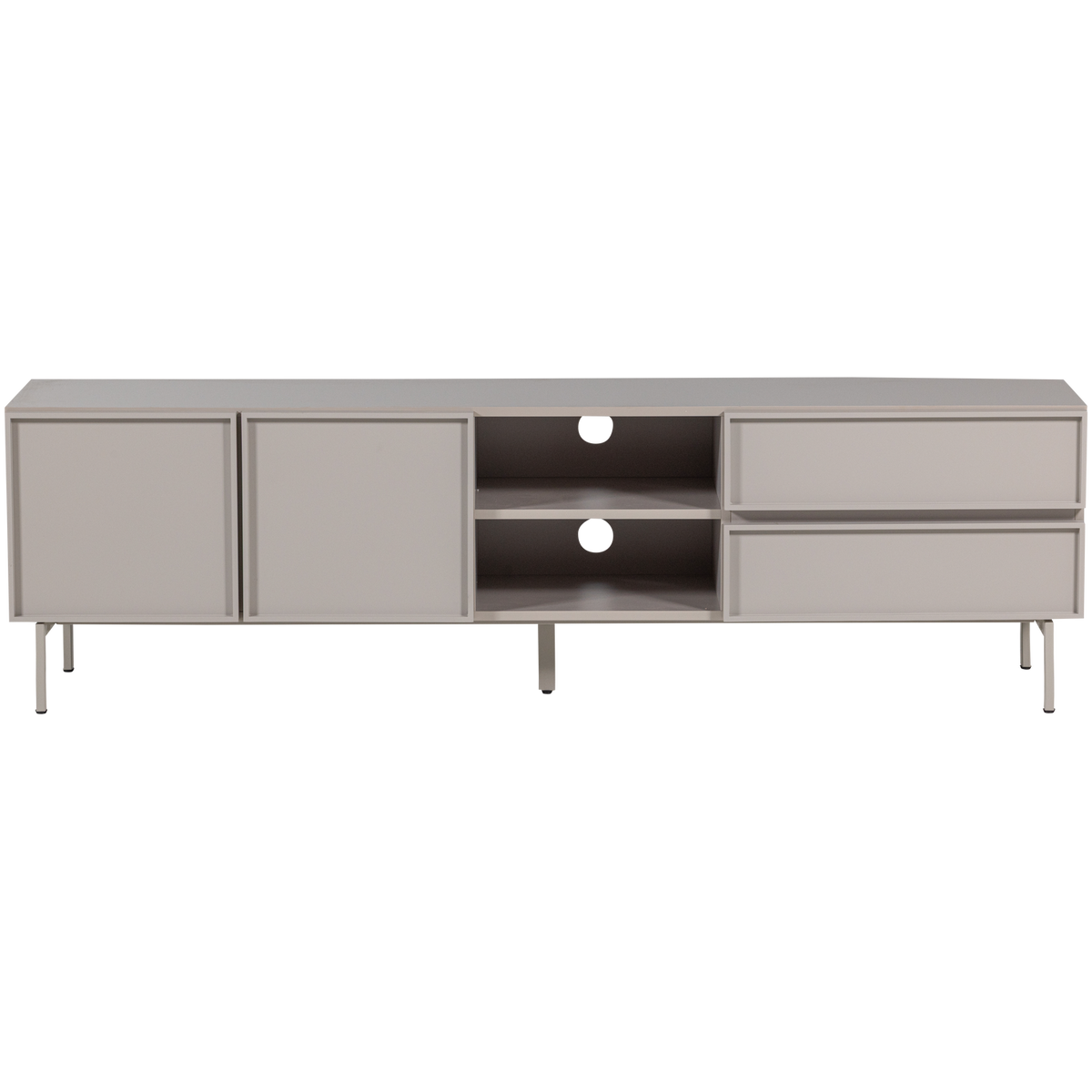 WOOOD tv meubel Tours 180 cm - Melamine/MDF - Zand - 51x180x42