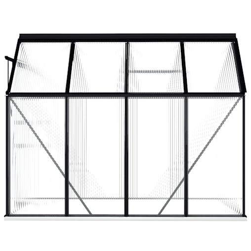 NNEVL Greenhouse with Base Frame Anthracite Aluminium 4.75 m&sup2;