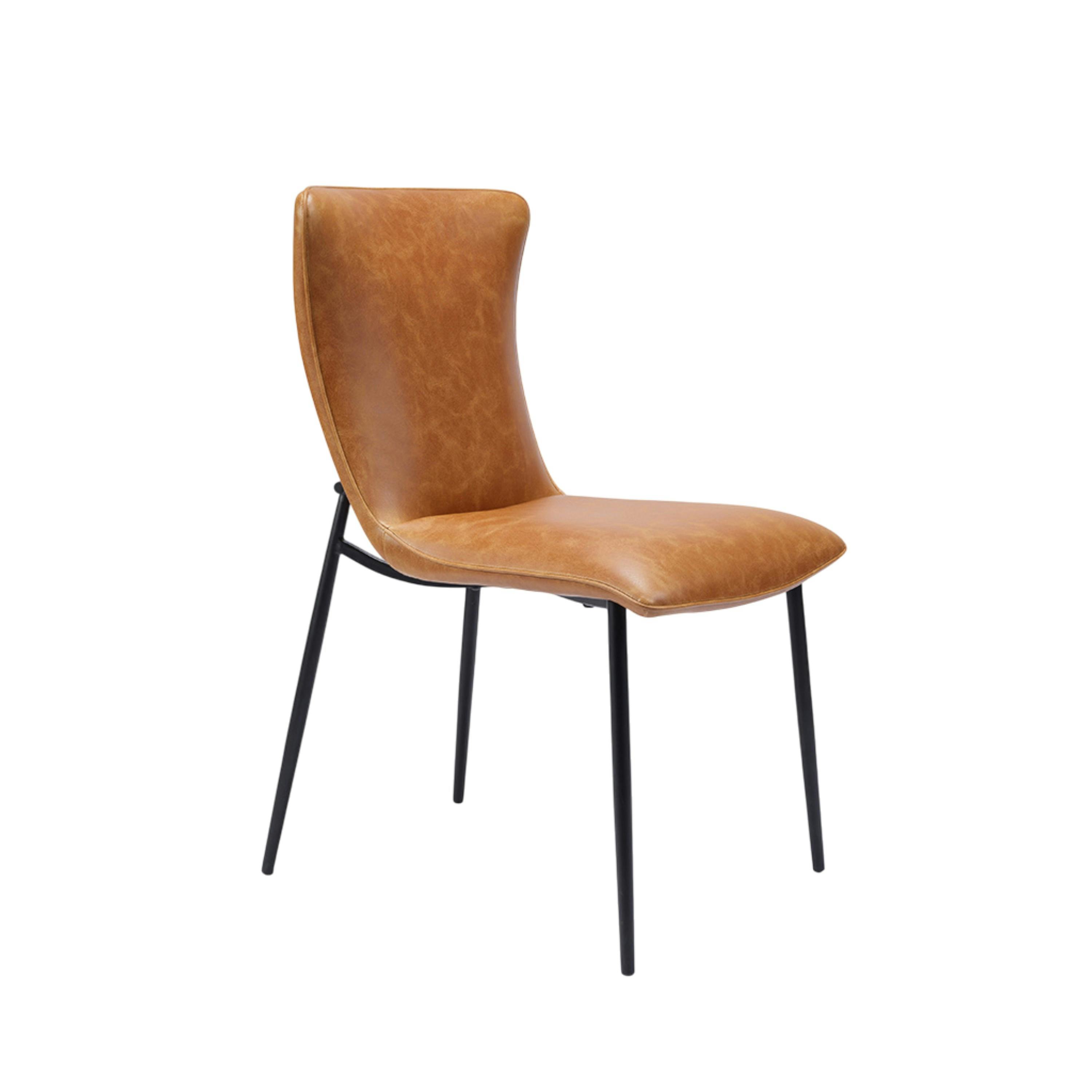 Chaise camel à dossier courbe (lot de 2) OKA