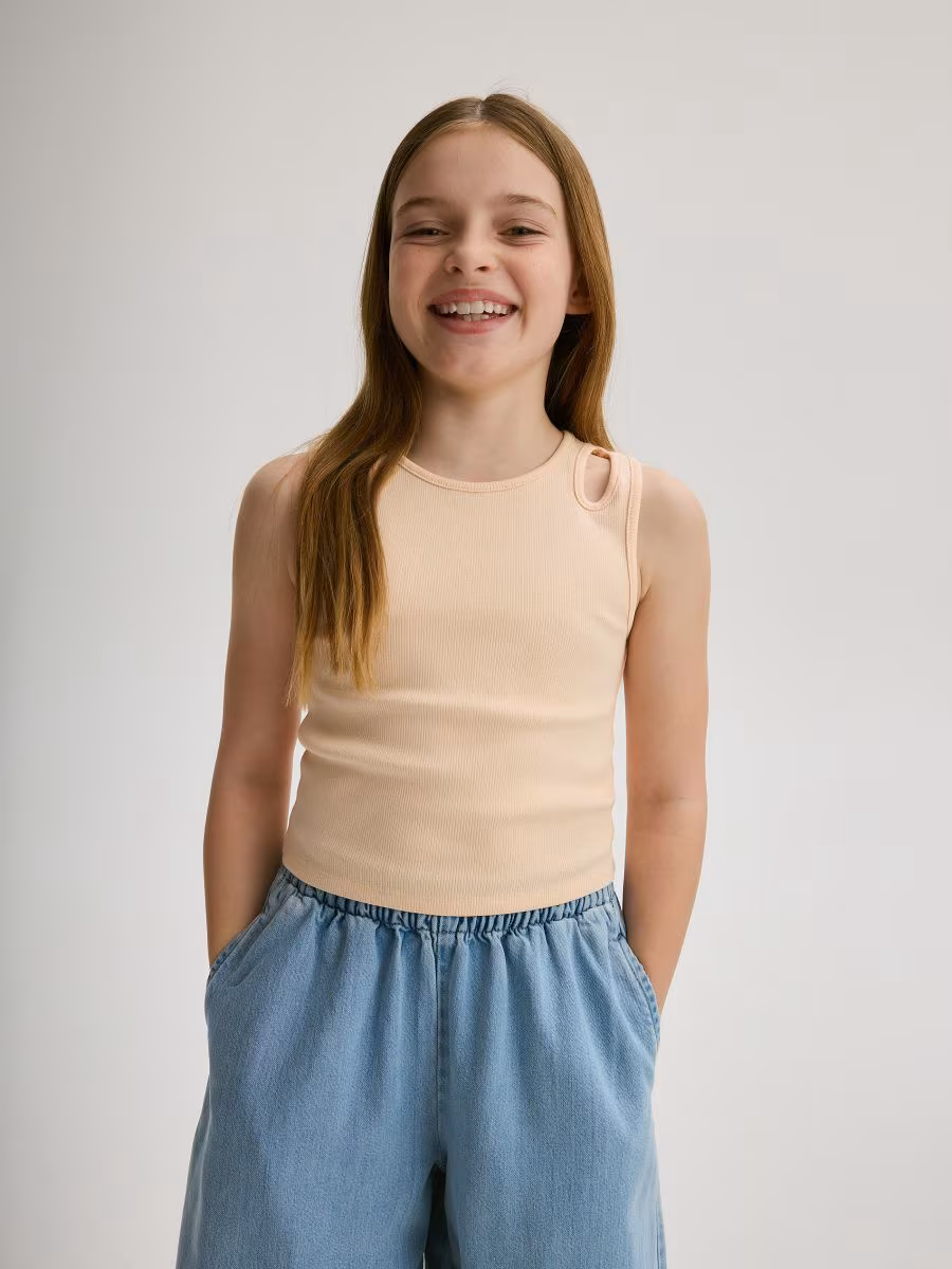 Dropped Armhole Top