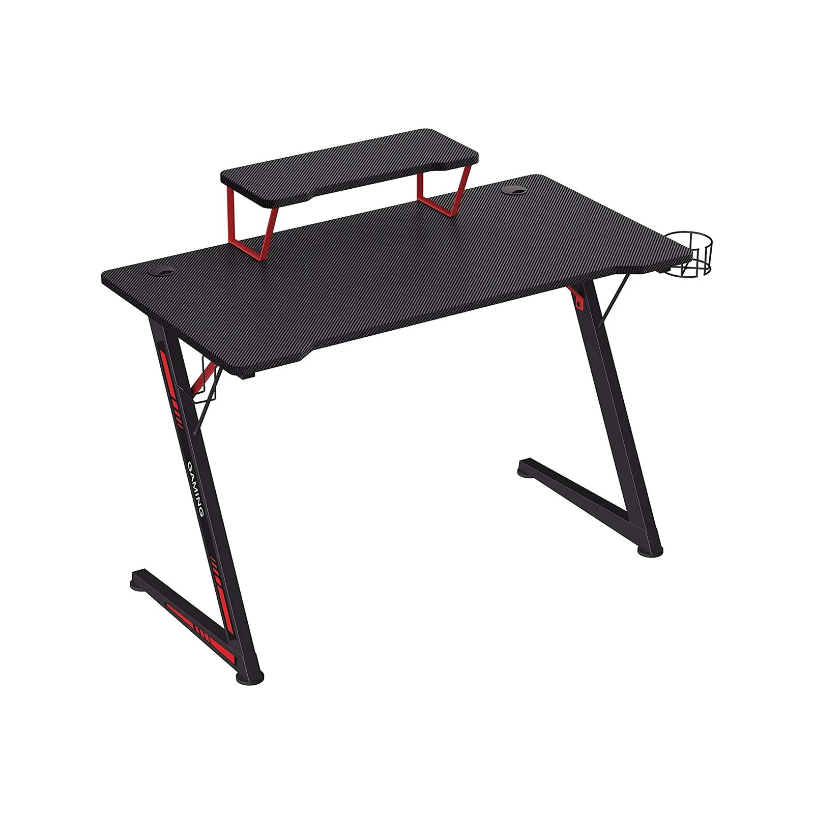 Bureau gaming 116 cm noir