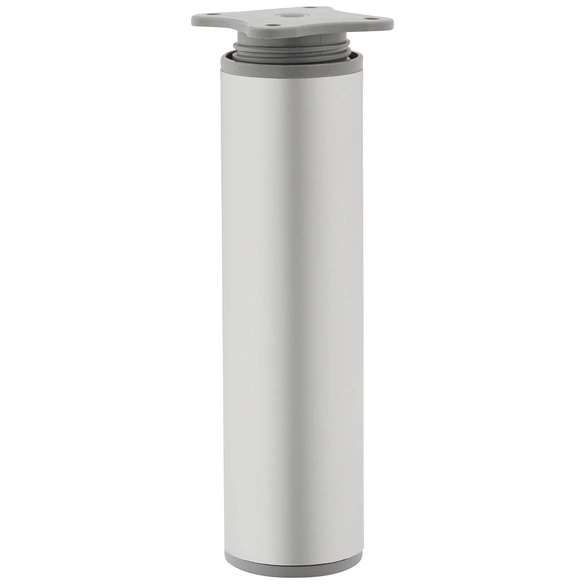 Möbelfuß, Ø: 40 mm, silberfarben