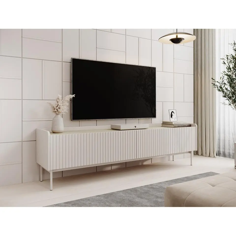 Meubella - TV-Meubel Livako - Beige - 181 cm