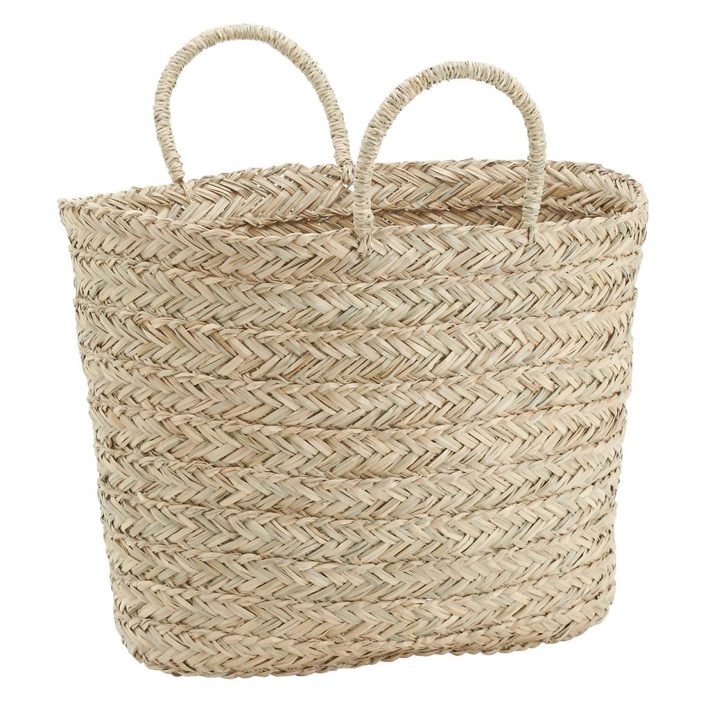 - Cabas en jonc tressé