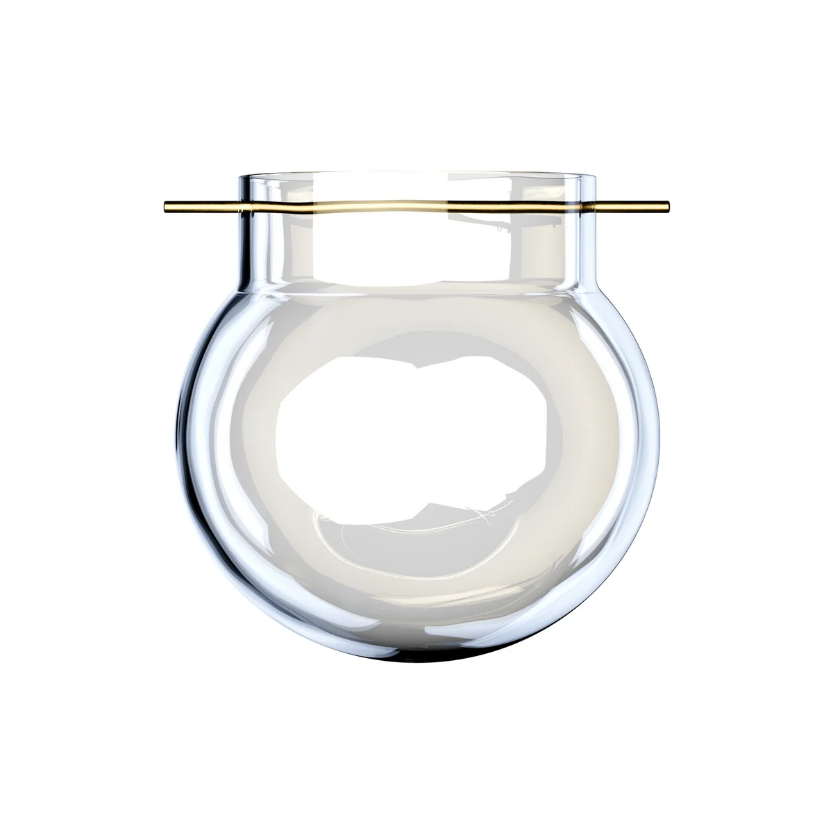 Umage - Vase für Stories Standregal, Ø 24 x H 24 cm, klar