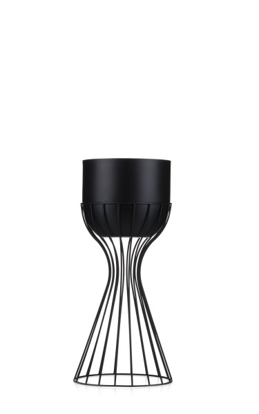 Kwietnik stojący z osłonką 46 cm LOFT metal