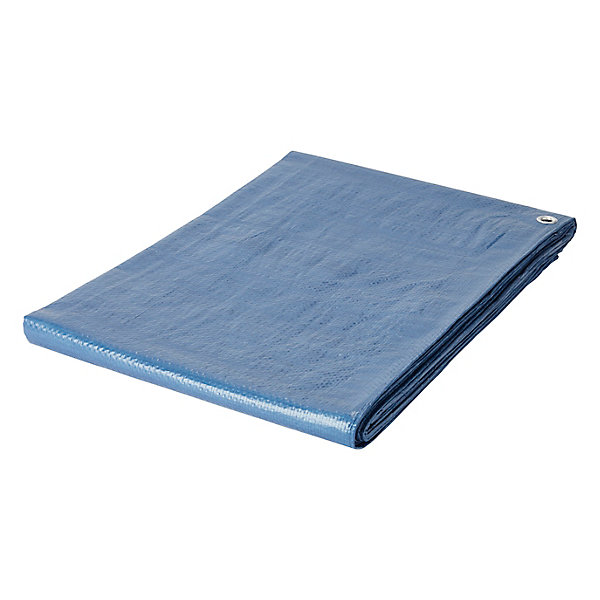 Bâche de protection bleu 3 x 4 m résistante à l'eau