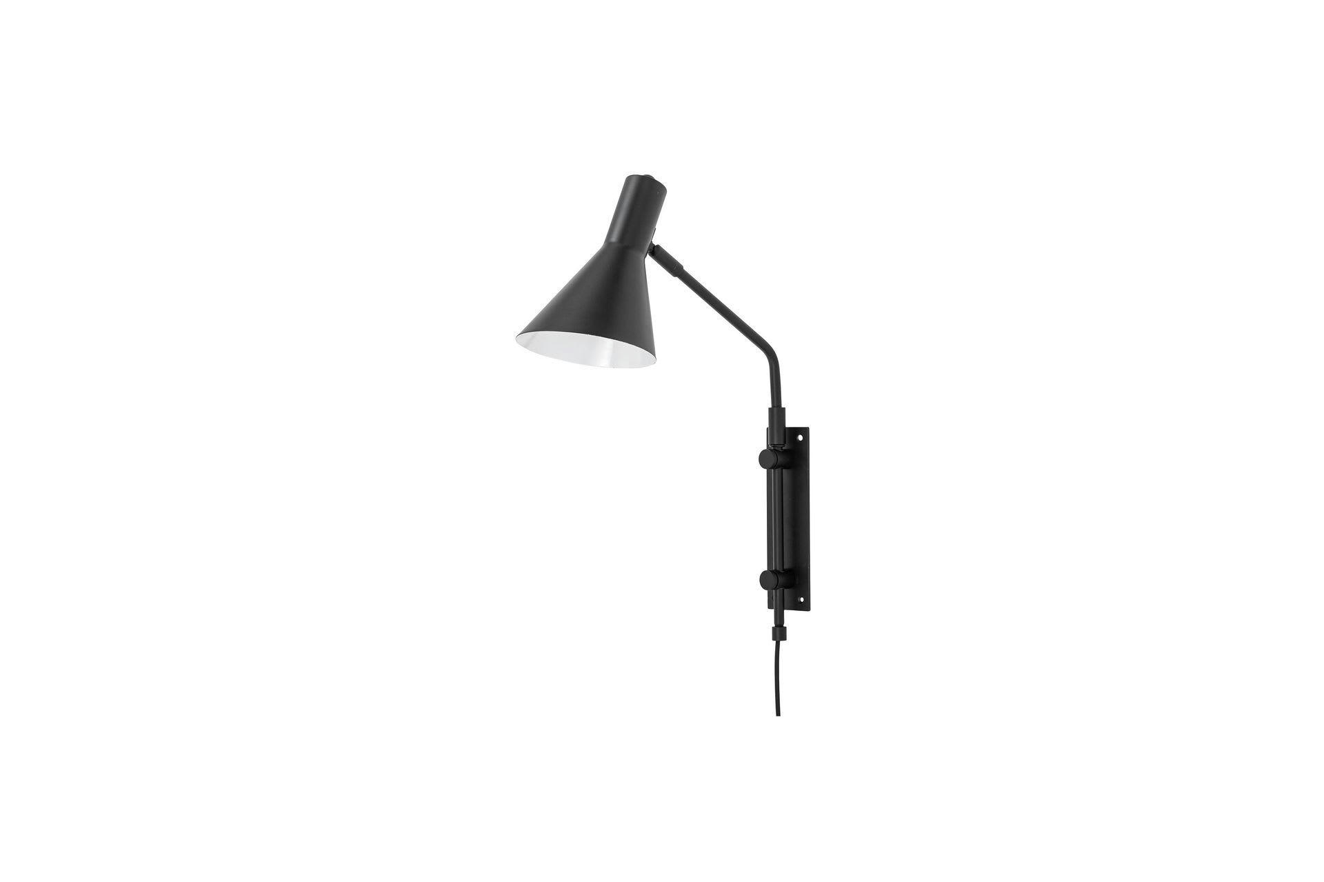 EDIL - Lampe murale en métal noire