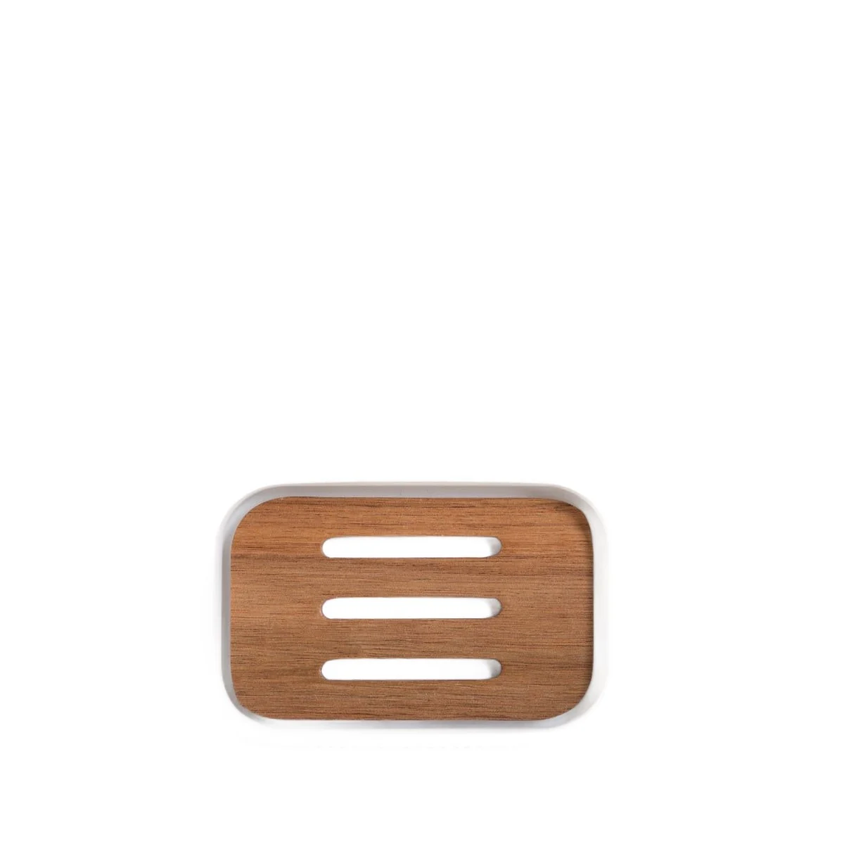 Mydelniczka ARWYN z akacjowym elementem 19x8,7x2,4 cm HOMLA