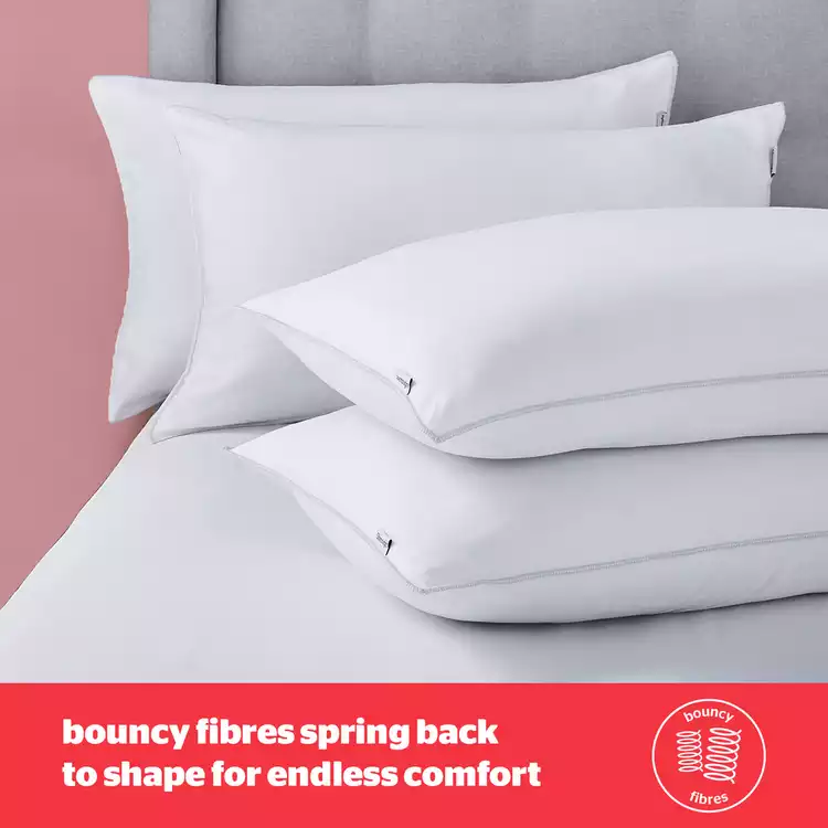 Silentnight Bounceback Pillows - 4 Pack